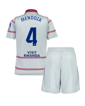 Atletico Madrid Rodrigo Mendoza #4 Maglia Gara Terza Repliche 2026-27 Bambino Maniche Corte